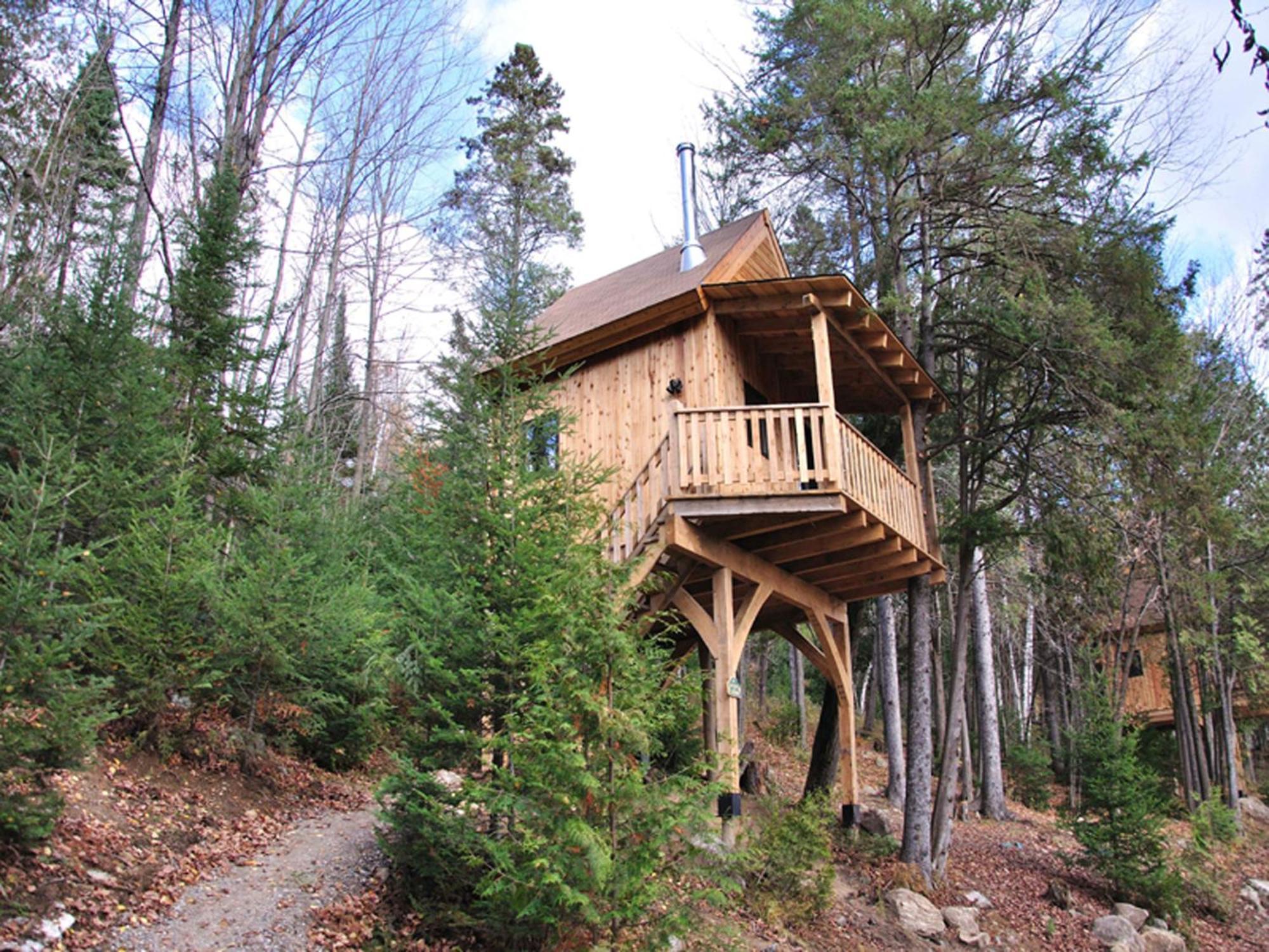 Les Cabanes Du Trappeur Wentworth-Nord ภายนอก รูปภาพ