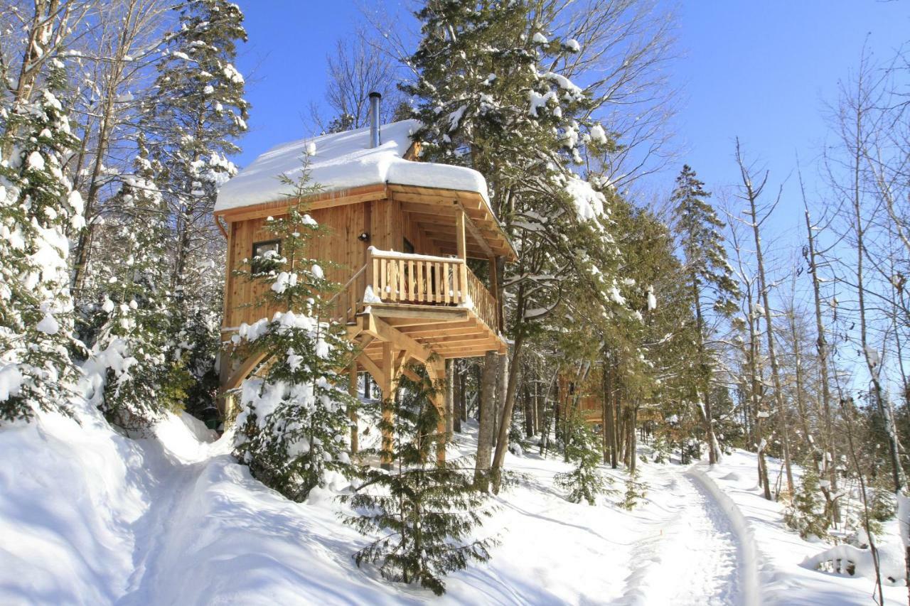 Les Cabanes Du Trappeur Wentworth-Nord ภายนอก รูปภาพ